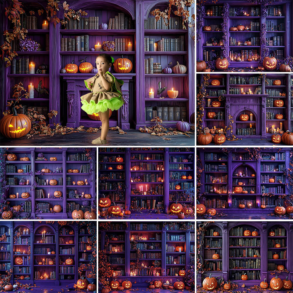 Photography Trick - Halloween Themed Photography Background Scary Pumpkin