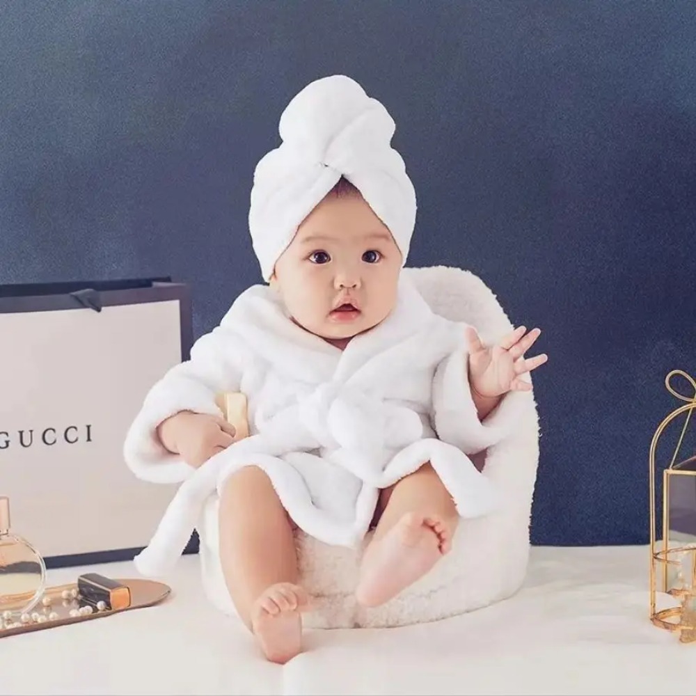 Photography Day - Soft Baby Photography Bathrobe Set Newborn