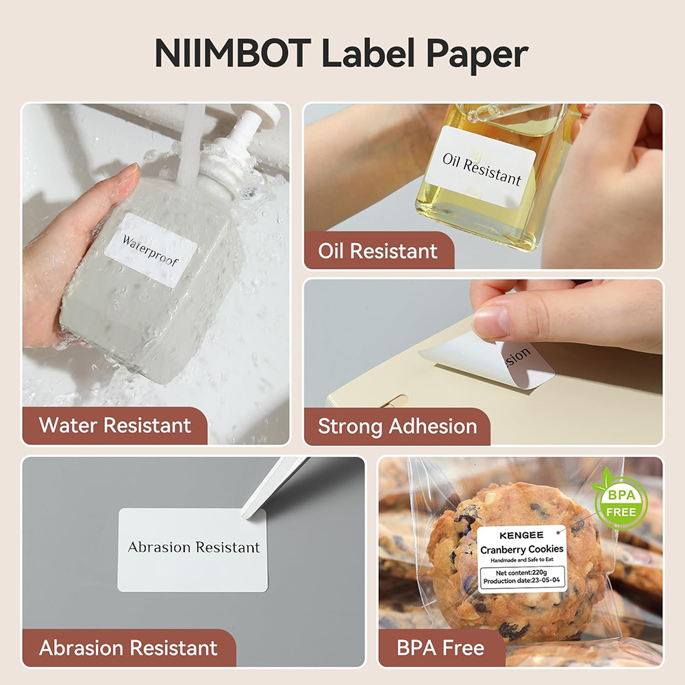 NIIMBOT Thermal Label for B1 B - огляд і ціна Photography Logo