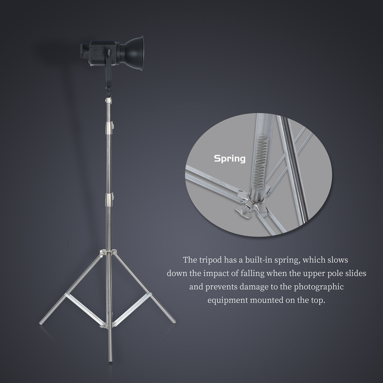 SH 2.8M Stainless Steel Light  - огляд і ціна Photography Kit Pro