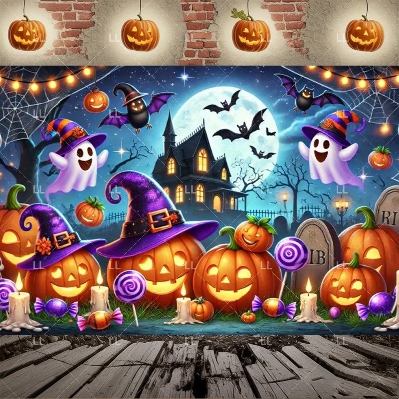 Cartoon Halloween Party Decora - огляд і ціна Photography Trick