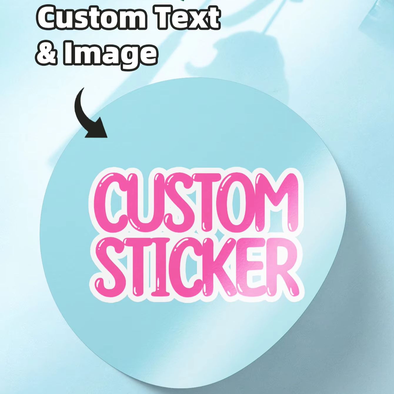 1-120PCS Custom Round Waterpro - огляд і ціна Photography Logo
