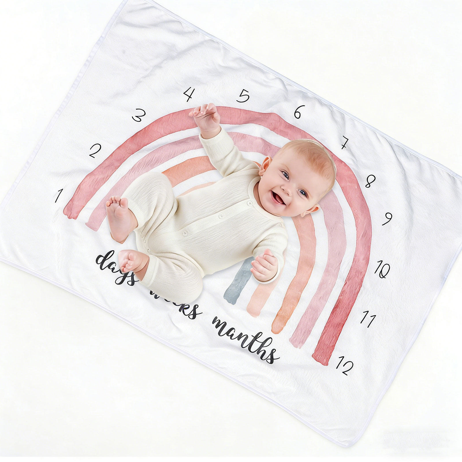 Rainbow Flannel Baby Blanket S - огляд і ціна Photography Background
