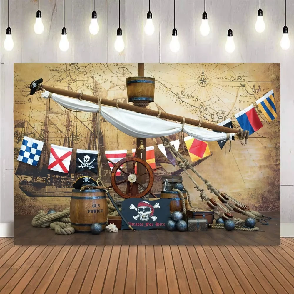 Pirate background Banner Photo - огляд і ціна Photography Mapped
