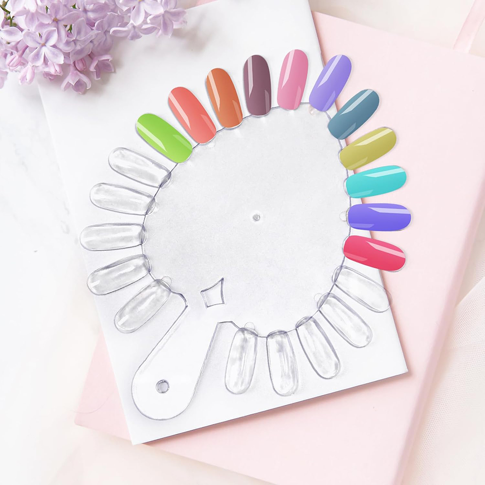 10Pcs Heart-shaped Nails Color - огляд і ціна Color Checker Card