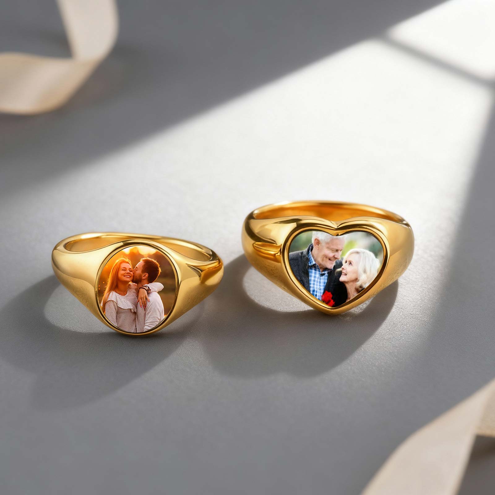 Custom Photo Signet Ring for W - огляд і ціна Photography Logo