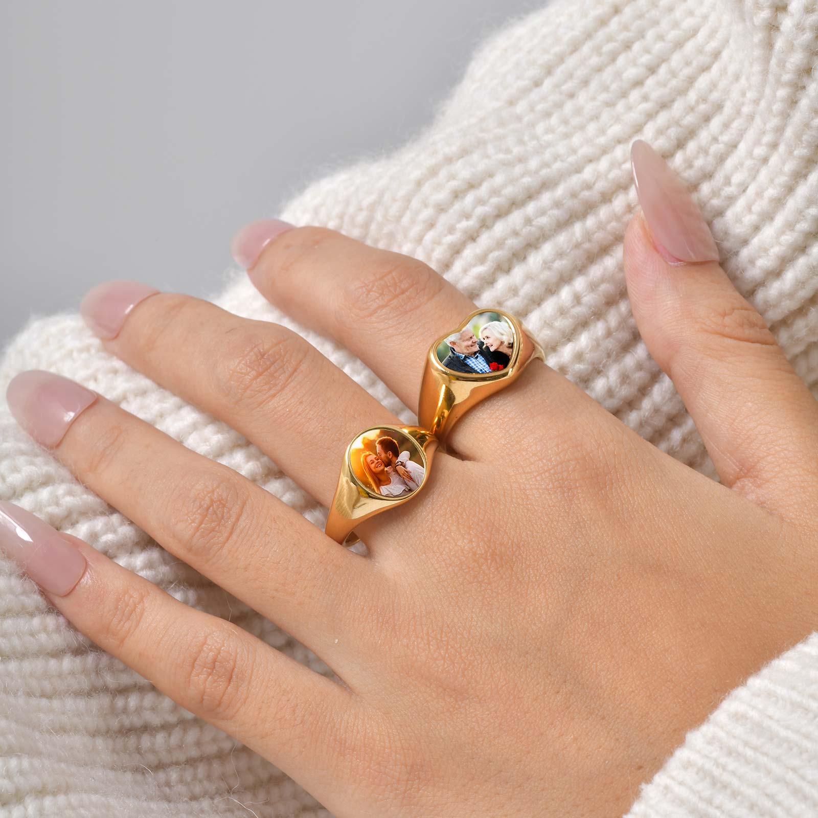 Custom Photo Signet Ring for W - огляд і ціна Photography Logo
