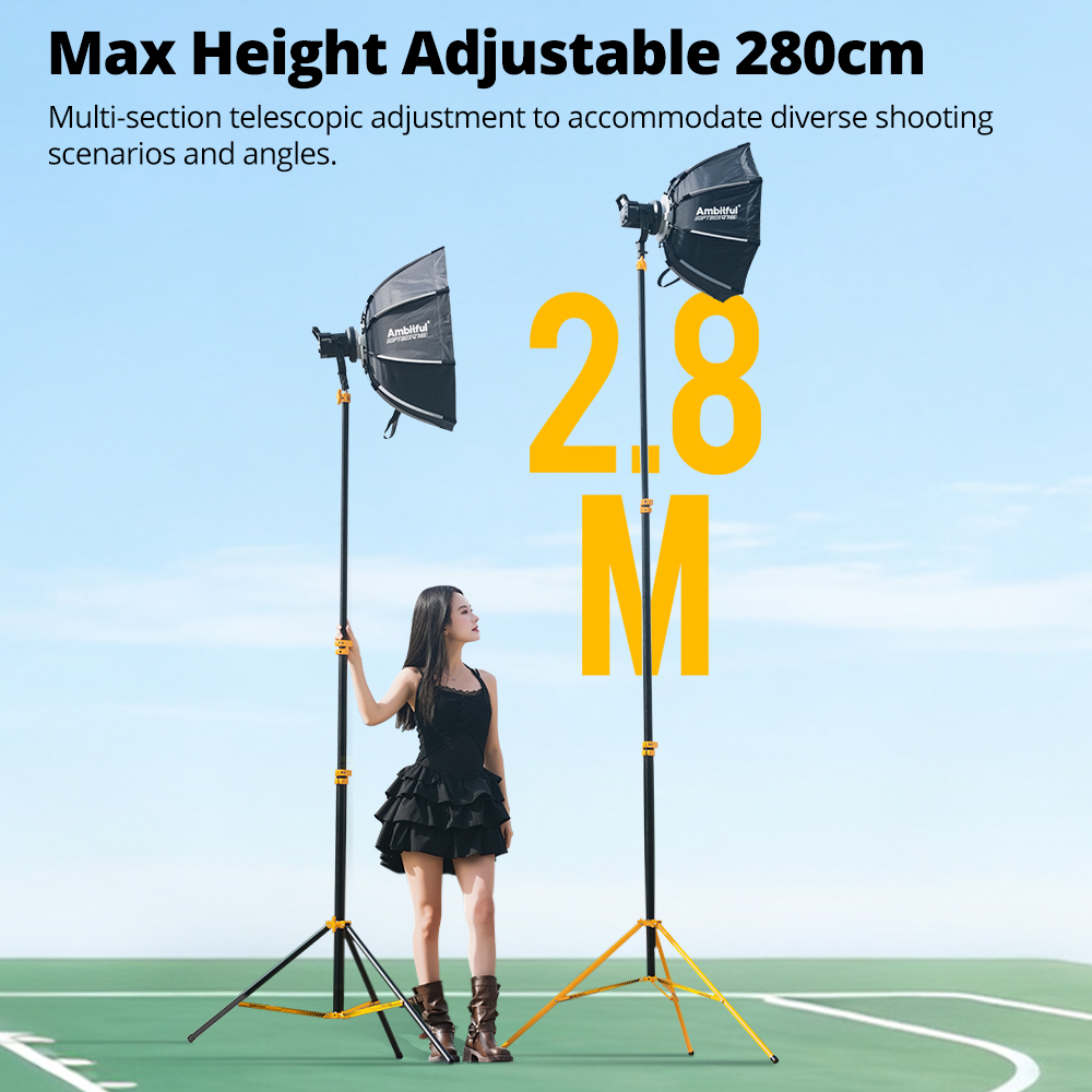 AMBITFUL GM280Y 280cm Professi - огляд і ціна Photography Kit Pro