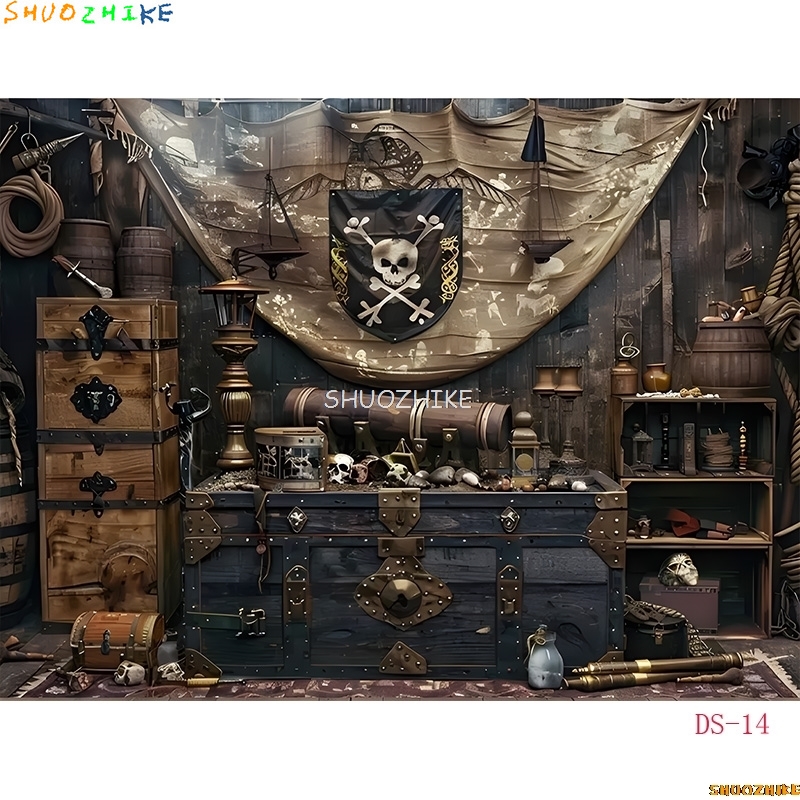 Retro Pirate Treasure Map Back - огляд і ціна Photography Mapped