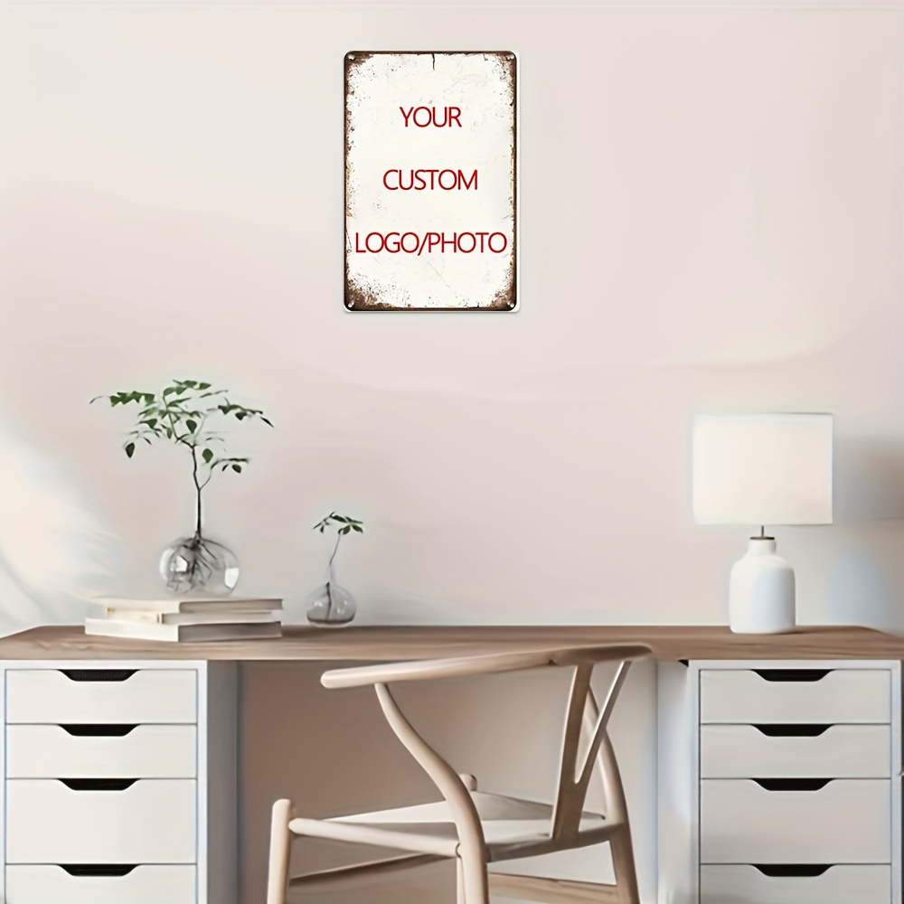 Custom Metal Tin Sign Personal - огляд і ціна Photography Logo