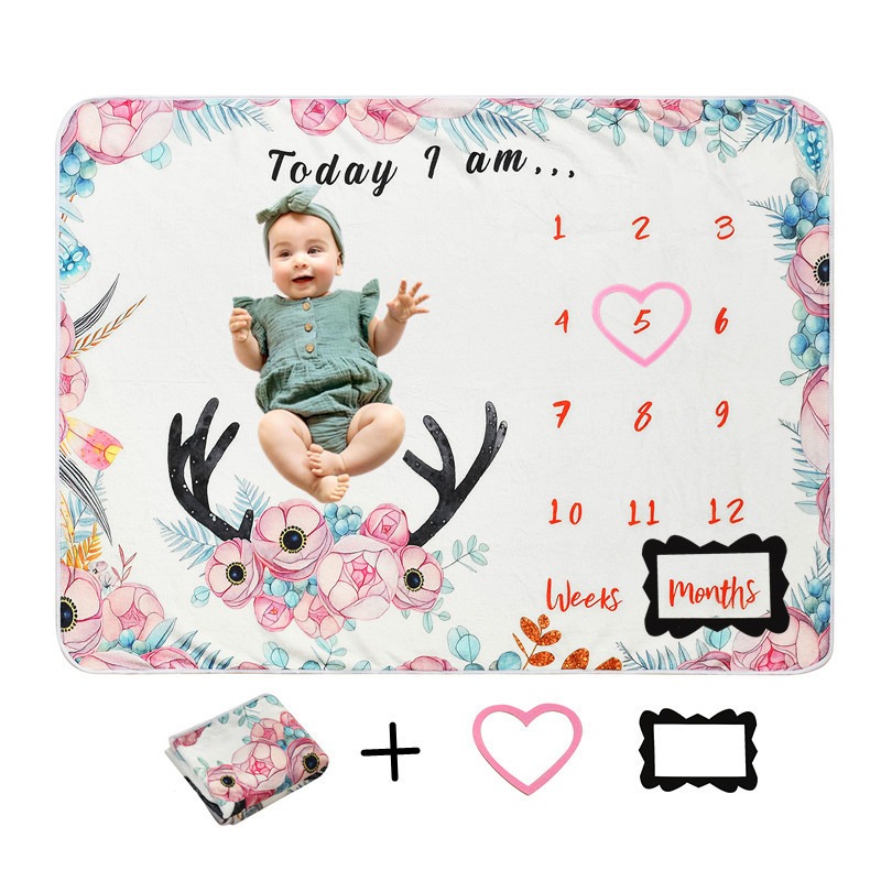 Digital Printed Flannel Milest - огляд і ціна Photography Background