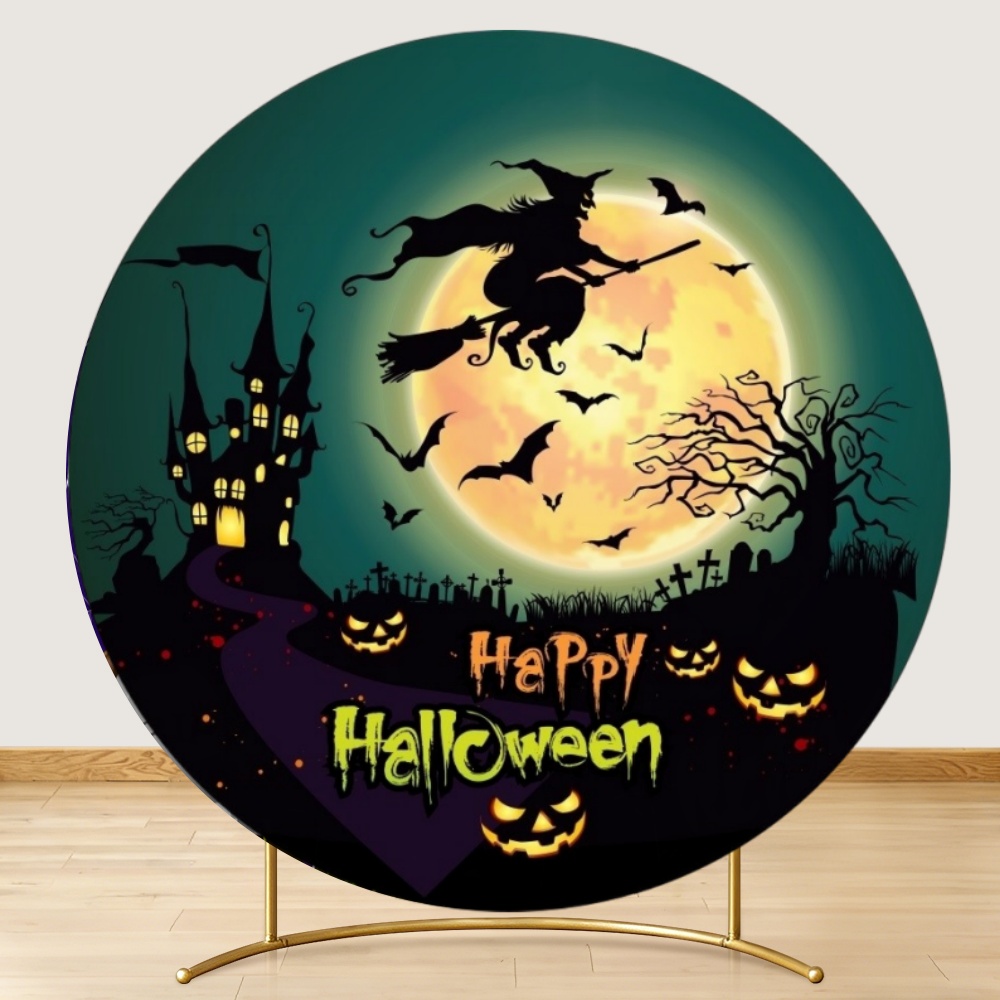 Round Halloween Backdrop Skull - огляд і ціна Photography Trick