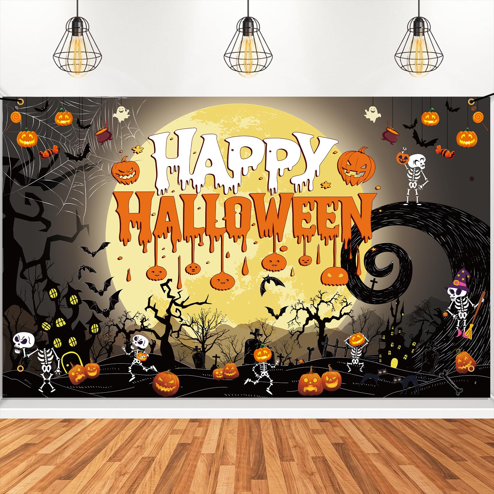 Spooky Pumpkin Witch Ghost Bat - огляд і ціна Photography Trick