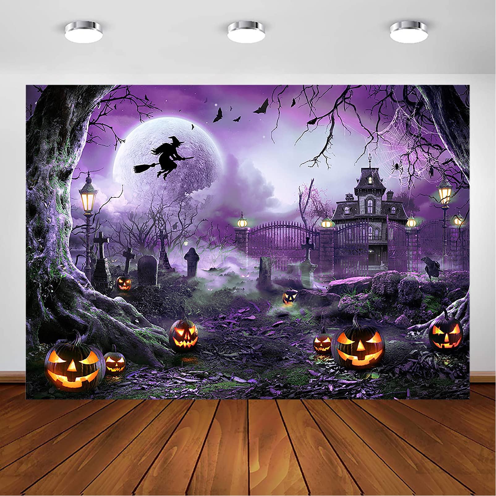 Spooky Pumpkin Witch Ghost Bat - огляд і ціна Photography Trick